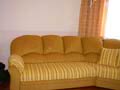 еретяжка дивана 17 секций с дополнительными чехлами на сиденье и подлокотниках